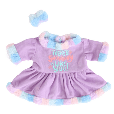 16 inch Snowbody Like You Winter Dress - Teddy Bear Clothes