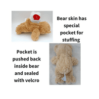 16 inch Squirrel - DIY Teddy Bear Kit no-sew