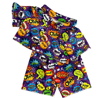 16 inch Superhero Pyjamas PJ Pyjamas - Teddy Bear Clothes