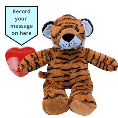 16 inch Tiger -  Voice Recording Teddy Bear