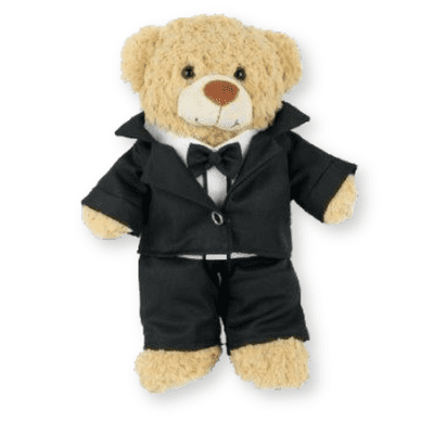 16 inch Toffee the Wedding Tuxedo Teddy Gift - Ready Dressed Bear