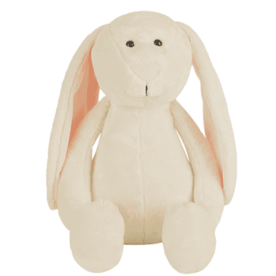 16 inch White Flopsy  Bunny - DIY Teddy Bear Kit no-sew