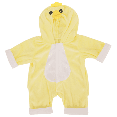 16 inch Yellow Chick Onesie Sleeper - Teddy Bear Clothes
