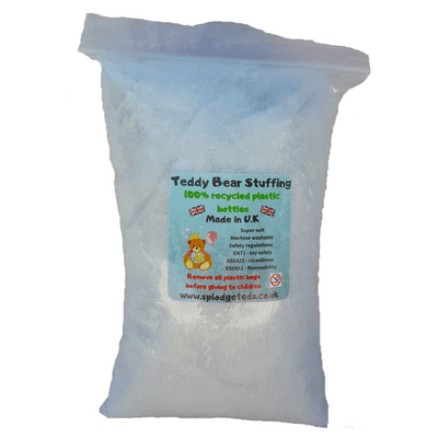 250g Bag of Teddy Bear Stuffing made from 100% Recycled Plastic Bottles