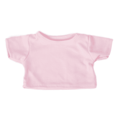 8-10 inch Pink T-shirt - Teddy Bear Clothes Accessories
