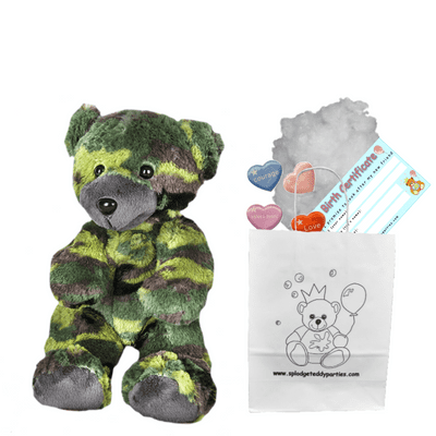 8 inch Camo Teddy - Bear Making Kit