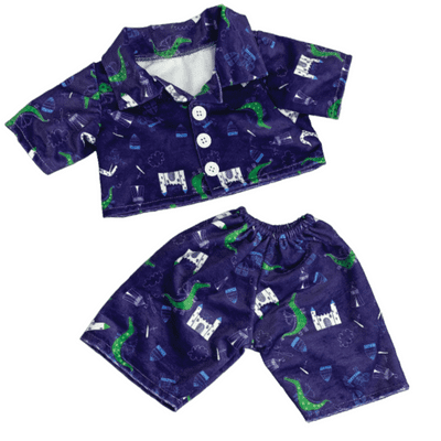 8 inch Castle & Dragon Pyjamas PJ - Teddy Bear Clothes - SPECIAL PRICE