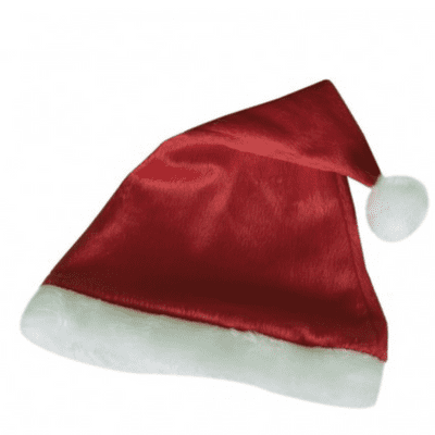 8 inch Christmas Santa Claus Hat - Teddy Bear Clothes