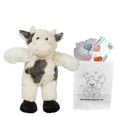 8 inch Cow - DIY Bear Kit no-sew