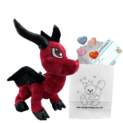 8 inch Fierce Baby Dragon - DIY Bear Kit no-sew