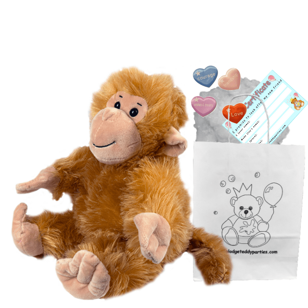 Teddy Mountain Cheeky Monkey Teddy Cheeky Monkey Soft Toy Mikie
