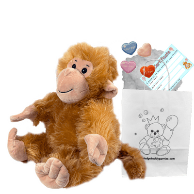 8 inch Fluffy Monkey - DIY Bear Making Kit