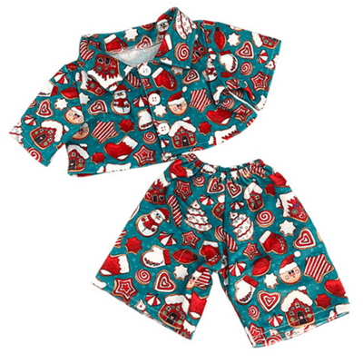 8 inch Gingerbread Pyjamas PJ - Teddy Bear Clothes