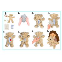 8 inch Giraffe Realistic - DIY Bear Kit no-sew