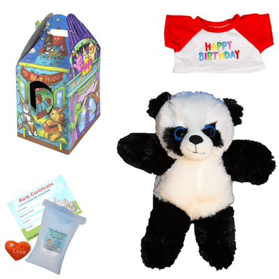 8 inch Make a Bear Birthday Gift Kit - Panda