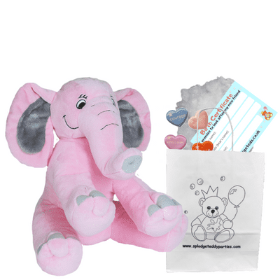 8 inch Pink Elephant - Bear Making Kit