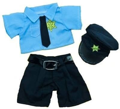 8 inch Policeman's Outfit - Teddy Bear Clothes