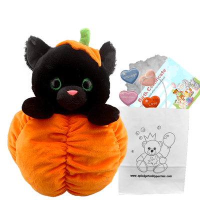 8 inch Pumpkin Pie  - DIY Bear Kit no-sew