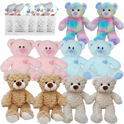 Build a Teddy Bear Party - 10 x 16 inch Colour Bears