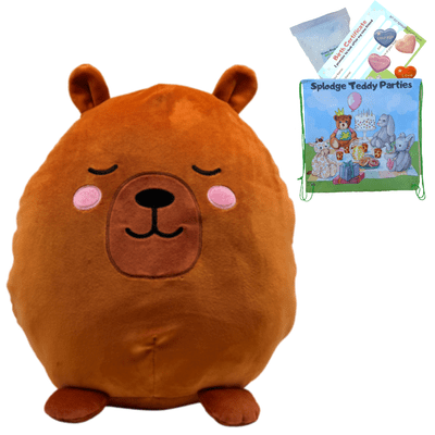 Capybara Animal - Squishy Plush Pillow DIY Kit - no-sew