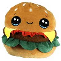 Cheeseburger - Squishy Plush Toy Pillow DIY Kit - no-sew