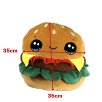 Cheeseburger - Squishy Plush Toy Pillow DIY Kit - no-sew