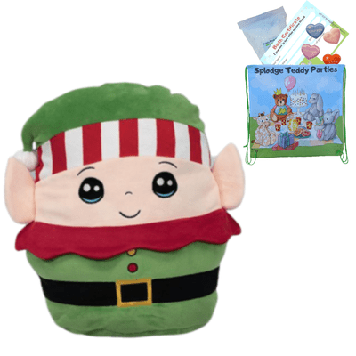 Christmas Elf - Squishy Plush Toy Pillow DIY Kit - no-sew