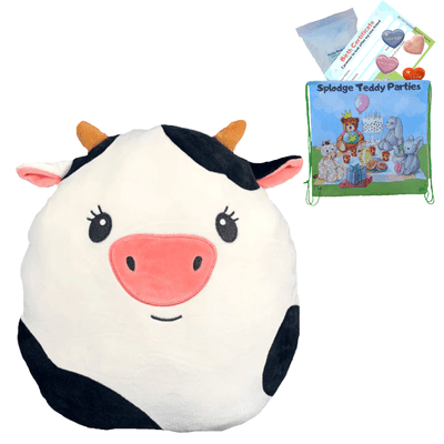 Cow - Squishy Plush Toy Pillow DIY Kit - no-sew