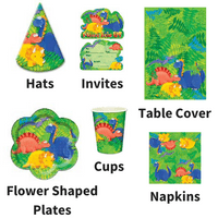 Dinosaur Picnic Party Set - CLEARANCE BUNDLE