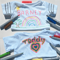 Fabric Pens pack of 8 - Teddy Bear Accessories