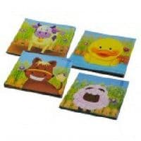 Farm Animals Picnic Party Set - 8 Plates, 8 Cups, 20 Napkins - CLEARANCE