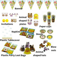 Farm Animals Picnic Party Set - CLEARANCE BUNDLE