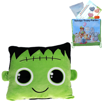 Frank the Monster Halloween - Squishy Plush Toy Pillow DIY Kit - no-sew