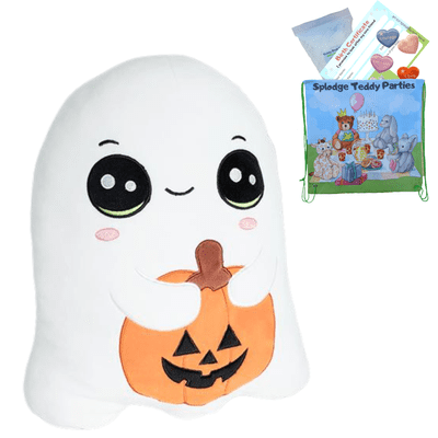 Ghost Halloween - Squishy Plush Pillow DIY Kit - no-sew