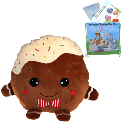 Ginger Snap - Squishy Plush Toy Pillow DIY Kit - no-sew