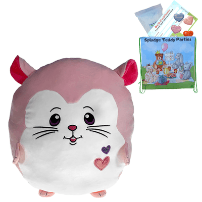 Hamster - Animal Squishy Plush Pillow DIY Kit - no-sew