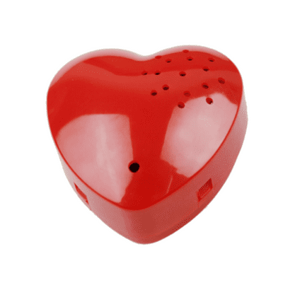 Heart-Shaped 60 Second Recordable Voicebox - Teddy Bear Accessories