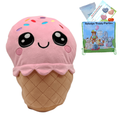 Ice Cream - Food Squishy Plush Pillow DIY Kit - no-sew