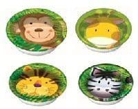 Jungle Animal Safari - Bowls x 8