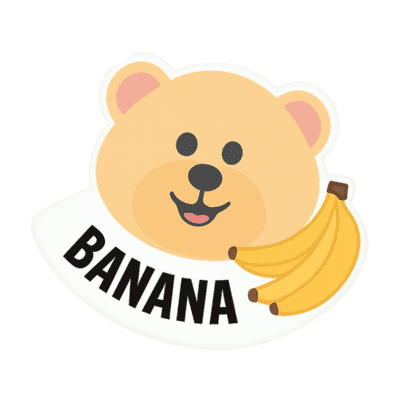 Little Scent Chip - Banana - Teddy Bear Clothes Accessories