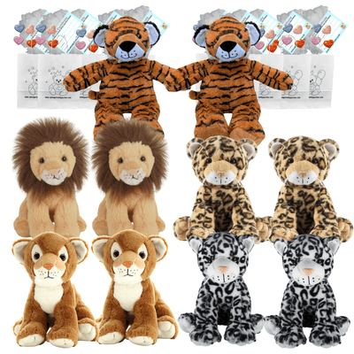 Make your own Bear Party - 10 x 16 inch Big Cats - no-sew