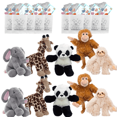 Make your own Bear Party - 10 x 8 inch Wild Animals - no-sew