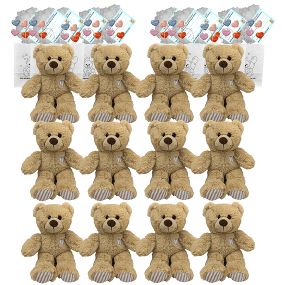 Make your own Bear Party 12 x 10 inch Brown Cuddles Teddies