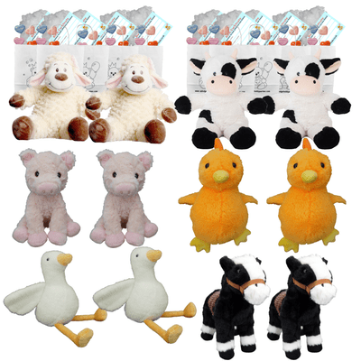 Make your own Bear Party - 12 x 10 inch Farm Animals - no-sew