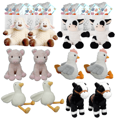 Make your own Bear Party - 12 x 10 inch Farm Animals - no-sew