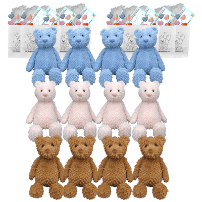Make your own Bear Party - 12 x 10 inch Flopsy Teddies - no-sew