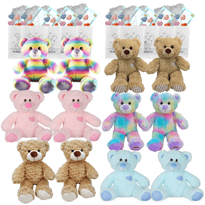 Make your own Bear Party - 12 x 10 inch Teddies Set E - now-sew