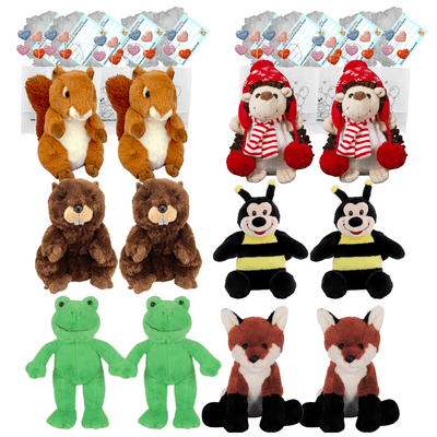 Make your own Bear Party - 12 x 16 inch British Wildlife Plushies - no-sew