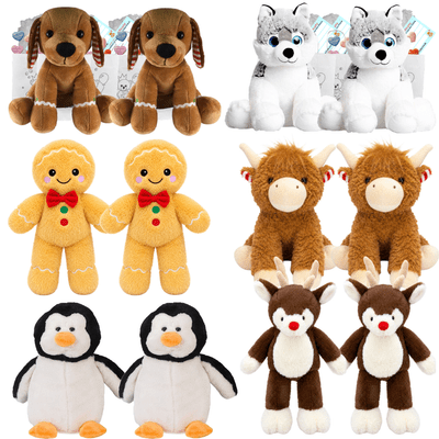 Make your own Bear Party - 12 x 16 inch Christmas Cuddles Plushies