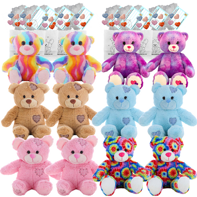 Make your own Bear Party - 12 x 16 inch TM Teddies Set A - no-sew